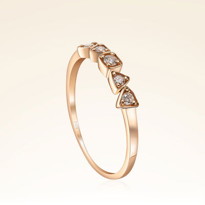 0,11 Karat Pırlantalı Trend Yüzük - Pare Pırlanta