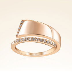 0,11 Karat Pırlantalı Trend Yüzük - 1