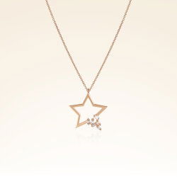 0,12 Karat Baget Yıldız Trend Kolye - 1