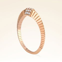 0,12 Karat Pırlanta Rose Trend Yüzük - 2