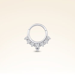 0,12 Karat Pırlanta Helix Taşlı Halka Piercing - 1