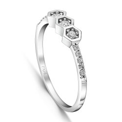 0,12 Karat Pırlantalı Fantezi Yüzük - PR01729 - 2