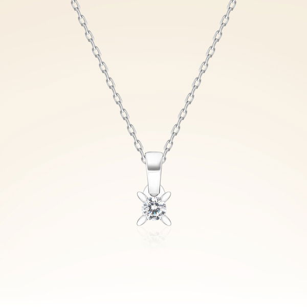 0,12 Karat Pırlantalı Tektaş Set - Pare Pırlanta