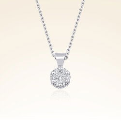 0,12 Karat Tektaş Pırlanta Kolye - 1