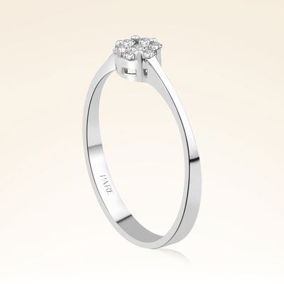 0,12 Karat Coronet Pırlanta Yüzük - Pare Pırlanta