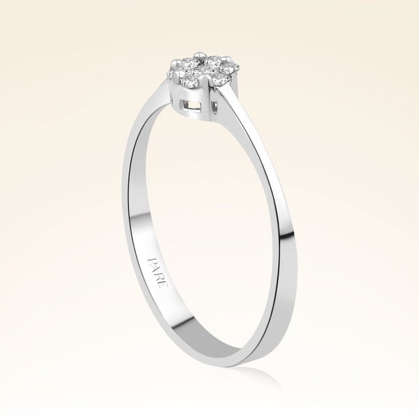 0,12 Karat Coronet Pırlanta Yüzük - Pare Pırlanta