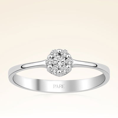 0,12 Karat Coronet Pırlanta Yüzük - Pare Pırlanta
