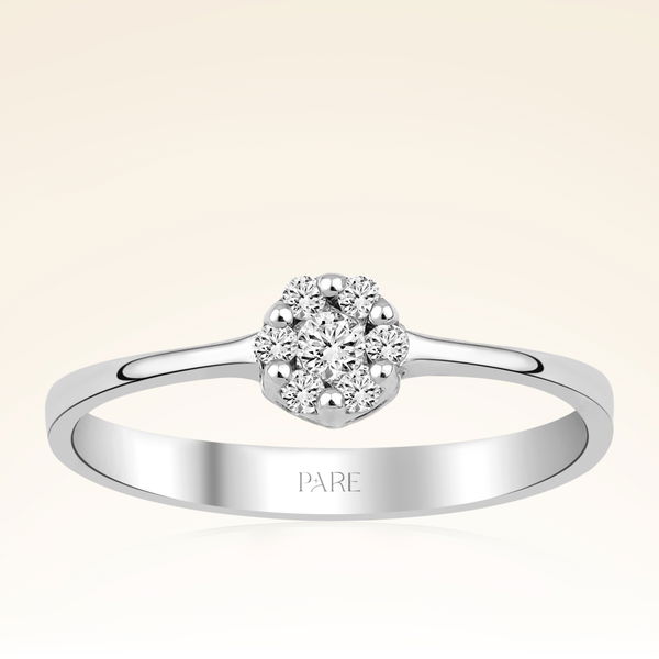 0,12 Karat Coronet Pırlanta Yüzük - Pare Pırlanta