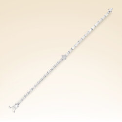 0,13 Karat Baget Pırlanta Bileklik - 2