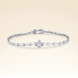 0,13 Karat Baget Pırlanta Bileklik - 1