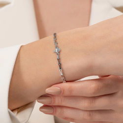 0,13 Karat Baget Pırlanta Bileklik - PR01000 - 3