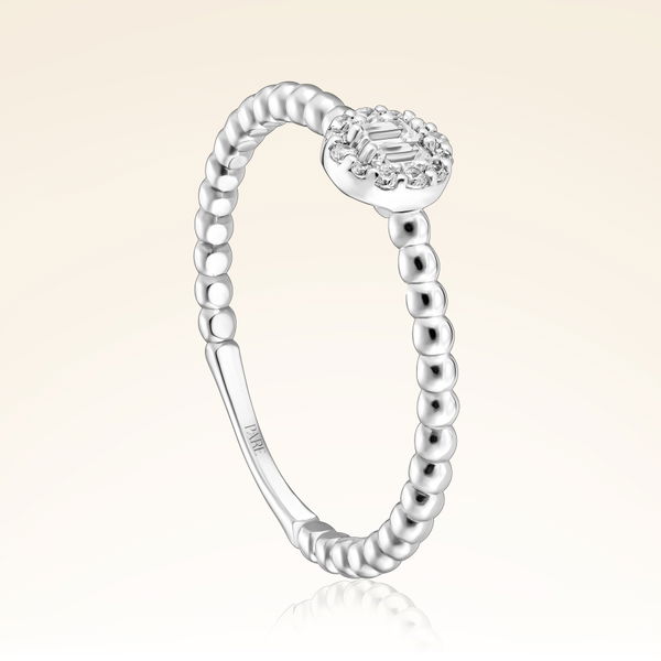 0,13 Karat Baget Pırlanta Yüzük - Pare Pırlanta