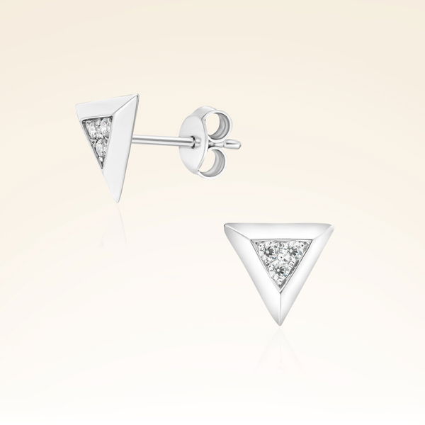 0,13 Karat Fantezi Pırlanta Küpe - Pare Pırlanta