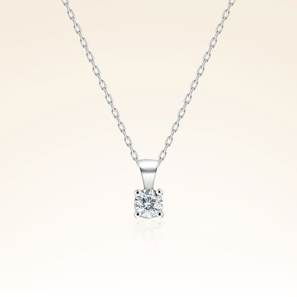 0,13 Karat Pırlanta Tektaş Kolye - Pare Pırlanta