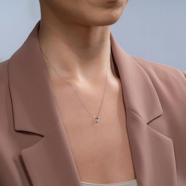 0,13 Karat Pırlanta Tektaş Kolye - Pare Pırlanta