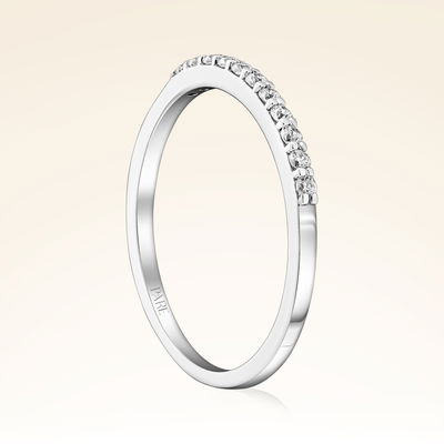 0,13 Karat Pırlanta Yarımtur Yüzük - Pare Pırlanta