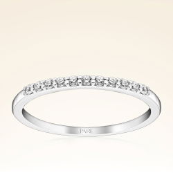 0,13 Karat Pırlanta Yarımtur Yüzük - PR00766 - 1