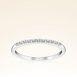 0,13 Karat Pırlanta Yarımtur Yüzük - 1