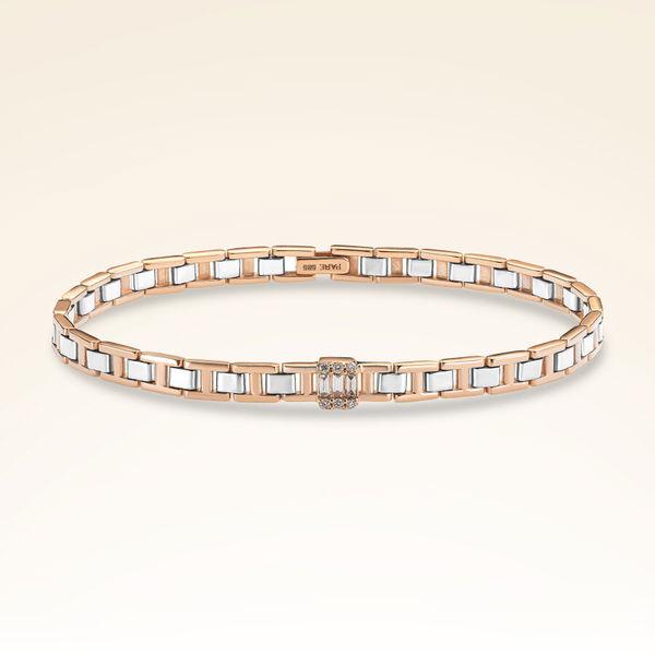 0,13 Karat Pırlantalı BagetTrend Bileklik - Pare Pırlanta