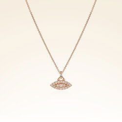 0,13 Karat Pırlantalı Göz Trend Kolye - 1