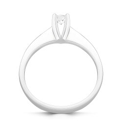 0,13 Karat Tektaş Pırlanta Yüzük - PR01397-8 - 3