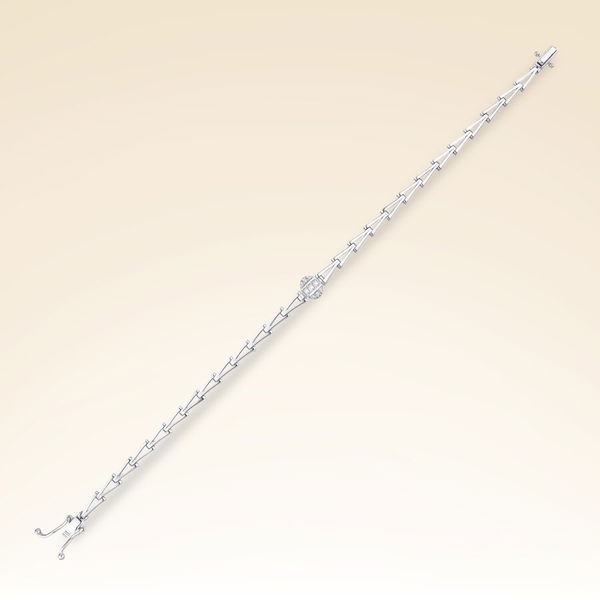 0,14 Karat Baget Pırlanta Bileklik - Pare Pırlanta