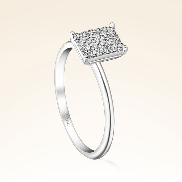 0,14 Karat Fantezi Pırlanta Yüzük - Pare Pırlanta