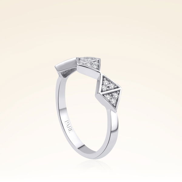 0,14 Karat Fantezi Pırlanta Yüzük - Pare Pırlanta