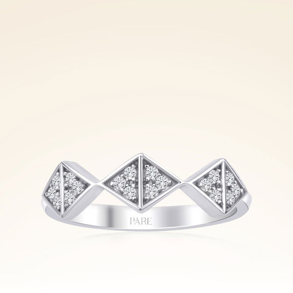 0,14 Karat Fantezi Pırlanta Yüzük - Pare Pırlanta