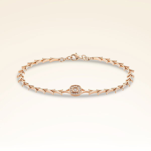 0,14 Karat Pırlantalı Trend Bileklik - Pare Pırlanta