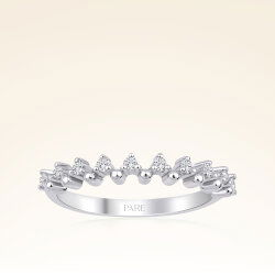 0,14 Karat Yarımtur Pırlanta Yüzük - 1