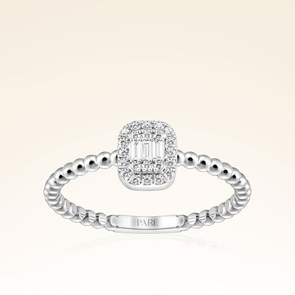 0,15 Karat Baget Pırlanta Yüzük - Pare Pırlanta