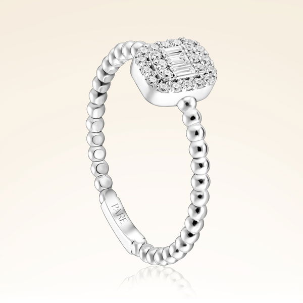 0,15 Karat Baget Pırlanta Yüzük - Pare Pırlanta