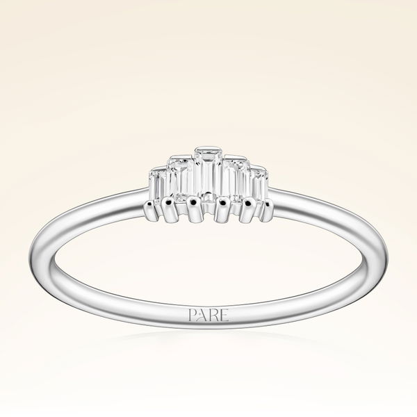 0,15 Karat Baget Pırlanta Yüzük - Pare Pırlanta