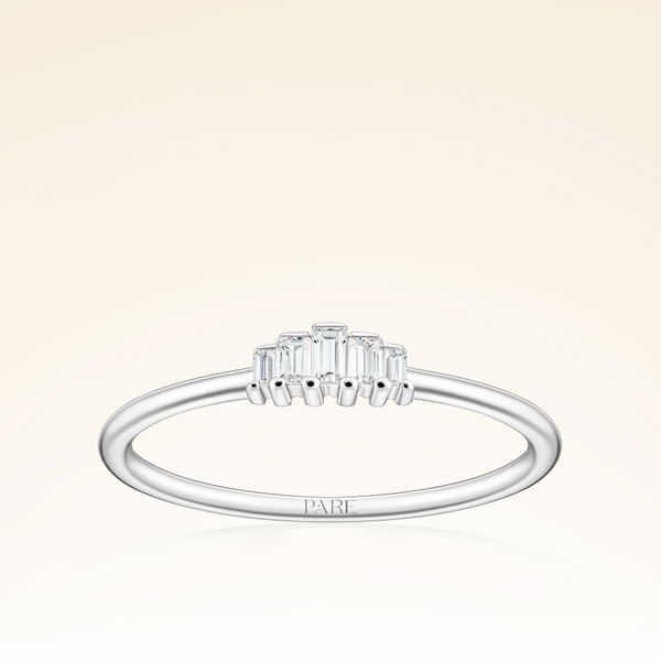 0,15 Karat Baget Pırlanta Yüzük - Pare Pırlanta