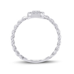 0,15 Karat Baget Pırlanta Yüzük - PR01382 - 3