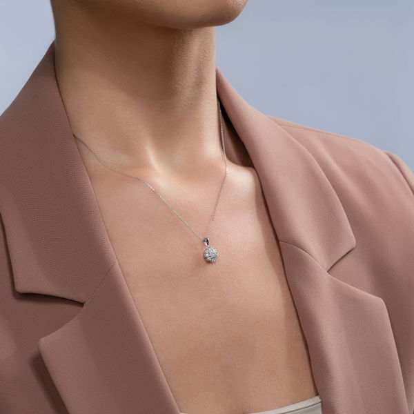 0,15 Karat Fantezi Pırlanta Kolye - Pare Pırlanta