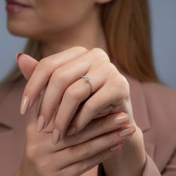 0,15 Karat Fantezi Pırlanta Yüzük - PR00348 - 3