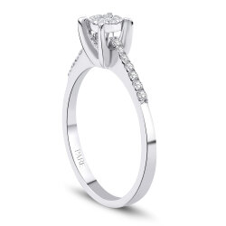 0,15 Karat Fantezi Pırlanta Yüzük - PR01402 - 2