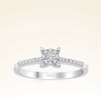 0,15 Karat Fantezi Pırlanta Yüzük - Pare Pırlanta