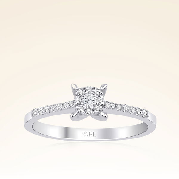 0,15 Karat Fantezi Pırlanta Yüzük - Pare Pırlanta