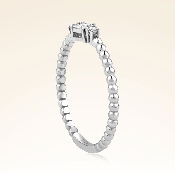 0,15 Karat Baget Pırlanta Yüzük - Pare Pırlanta