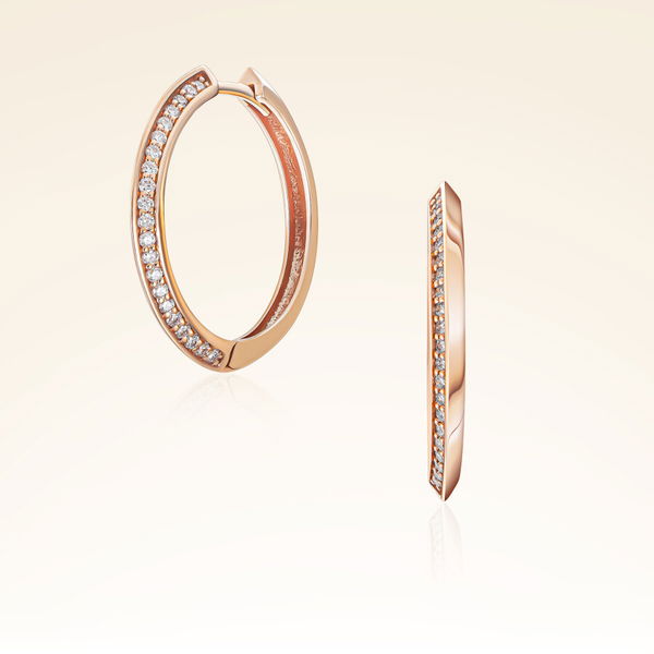 0,15 Karat Pırlanta Halka Küpe - Pare Pırlanta