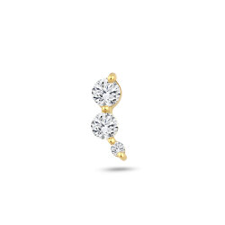 0,15 Karat Pırlanta Üç Taşlı Helix Piercing - P0004076 - 1