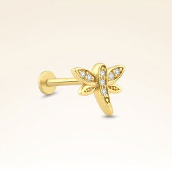 0,15 Karat Pırlanta Taşlı Yusufcuk Piercing - 2
