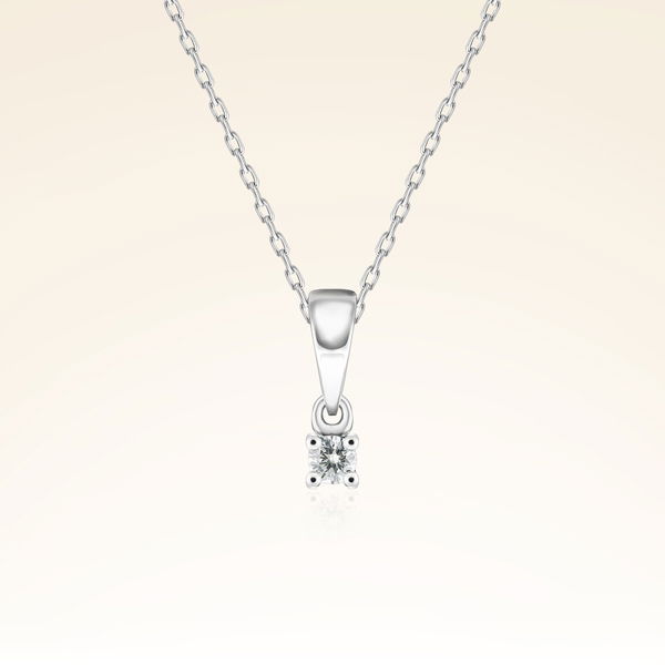 0,15 Karat Pırlantalı Tektaş Set - Pare Pırlanta