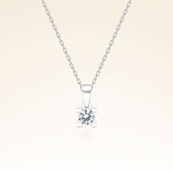 0,15 Karat Tektaş Pırlanta Kolye - Pare Pırlanta