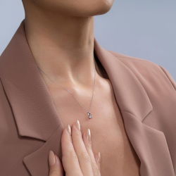 0,15 Karat Tektaş Pırlanta Kolye - PR00502 - 2