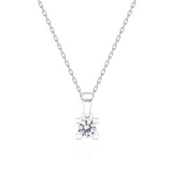 0,15 Karat Tektaş Pırlanta Kolye - PR00502 - 1