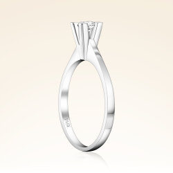 0,15 Karat Tektaş Pırlanta Yüzük - 2